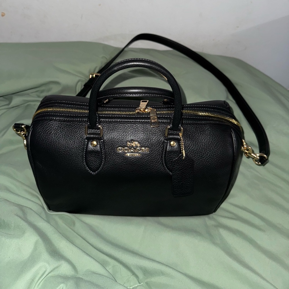 Coach Large Rowan-NWOT Black - Picture 2 of 6